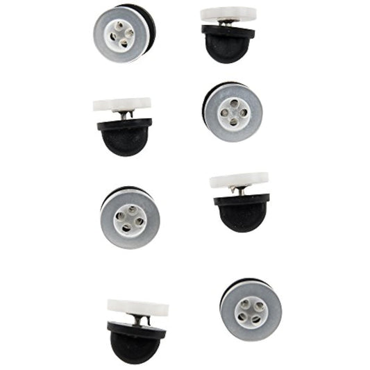00725 No-Sew Instant Button Replacements, 8-Count , White