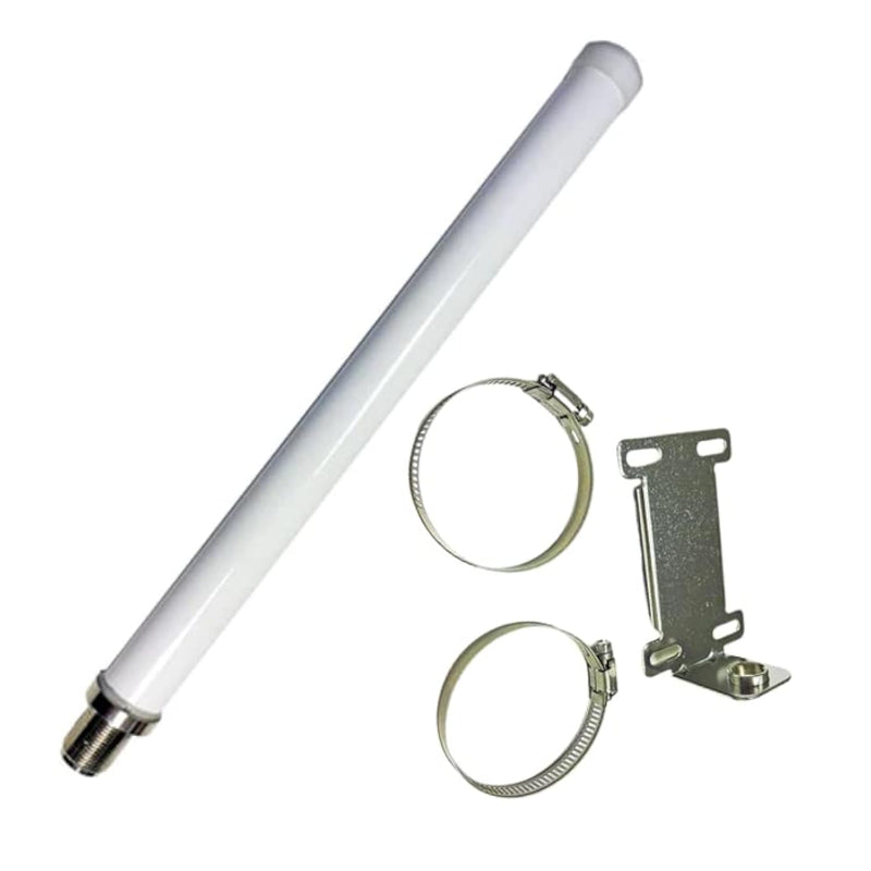 Alfa Aoa-2458-59-Tfl 2.4/5 Ghz 9 Dbi Dual Band Outdoor Wifi Omni Antenna +Mari