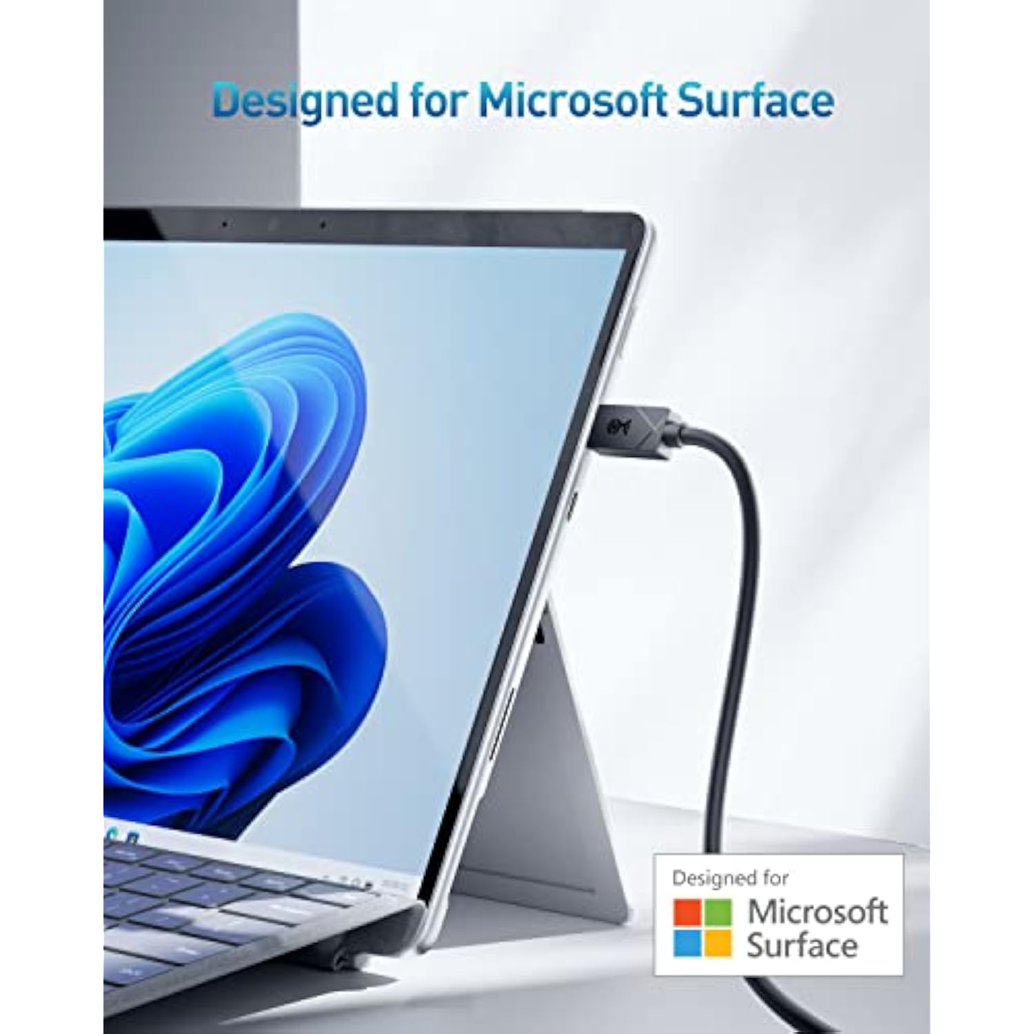 [Designed for Microsoft Surface] Cable Matters 48Gbps USB-C to HDMI Cable 6 Fe