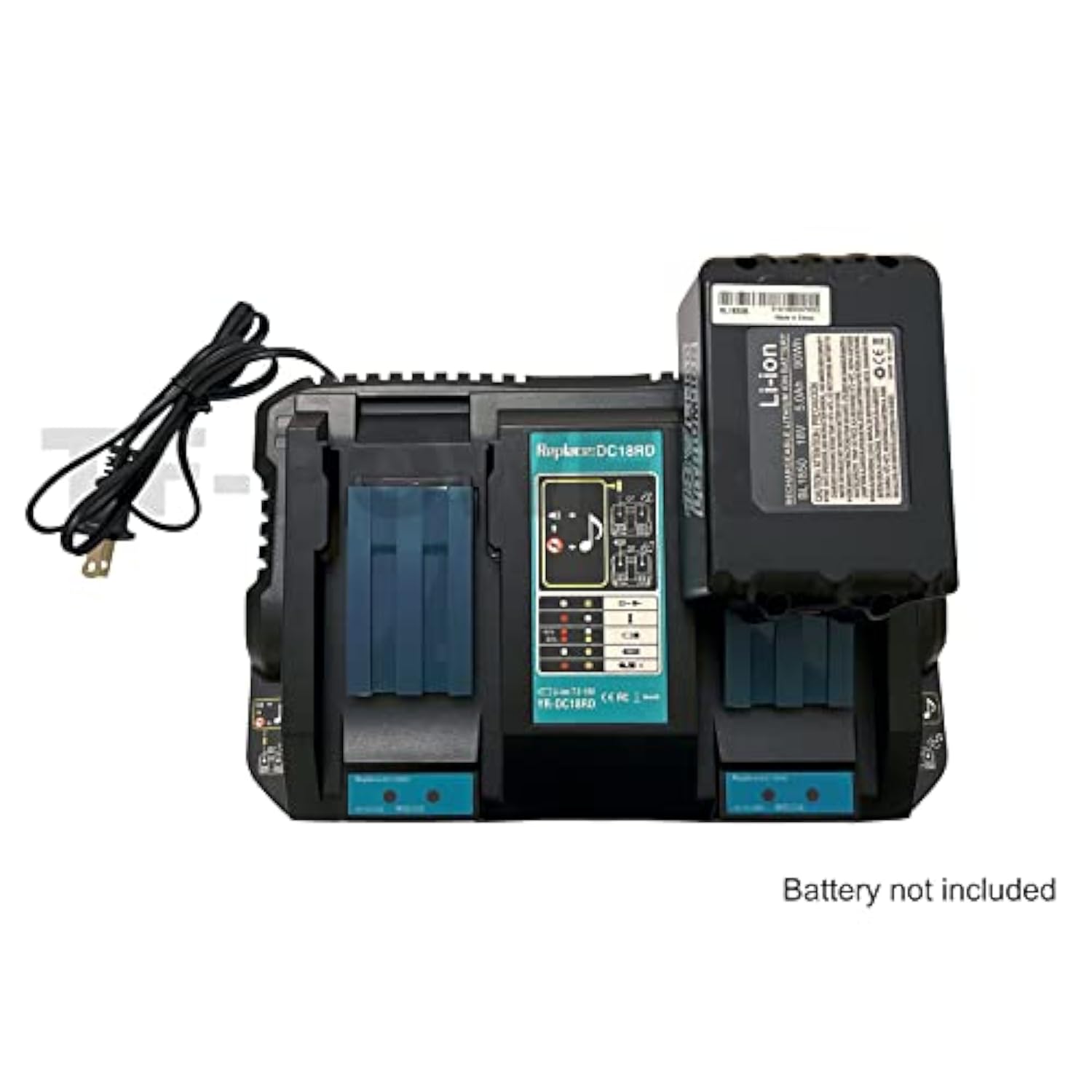 Replacement Charger For Makita Dc18Rd Dc18Rc Dc18Ra Charger 4A, Quick Charger For Makita Battery Bl1830 Bl1840 Bl1850 Bl1815 194204-5 194205-3