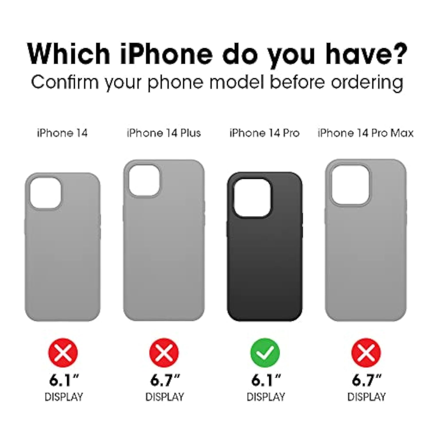 OtterBox iPhone 14 PRO | Symmetry Series Case (Black)