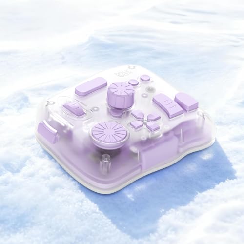 Elite Plus All-In-Creative Console, Bluetooth Programmable Keyboard Controller For Photo & Video Editing, Color Grading, Illustration, Works With Procreate, Adobe, Davinci (Aurora Violet)