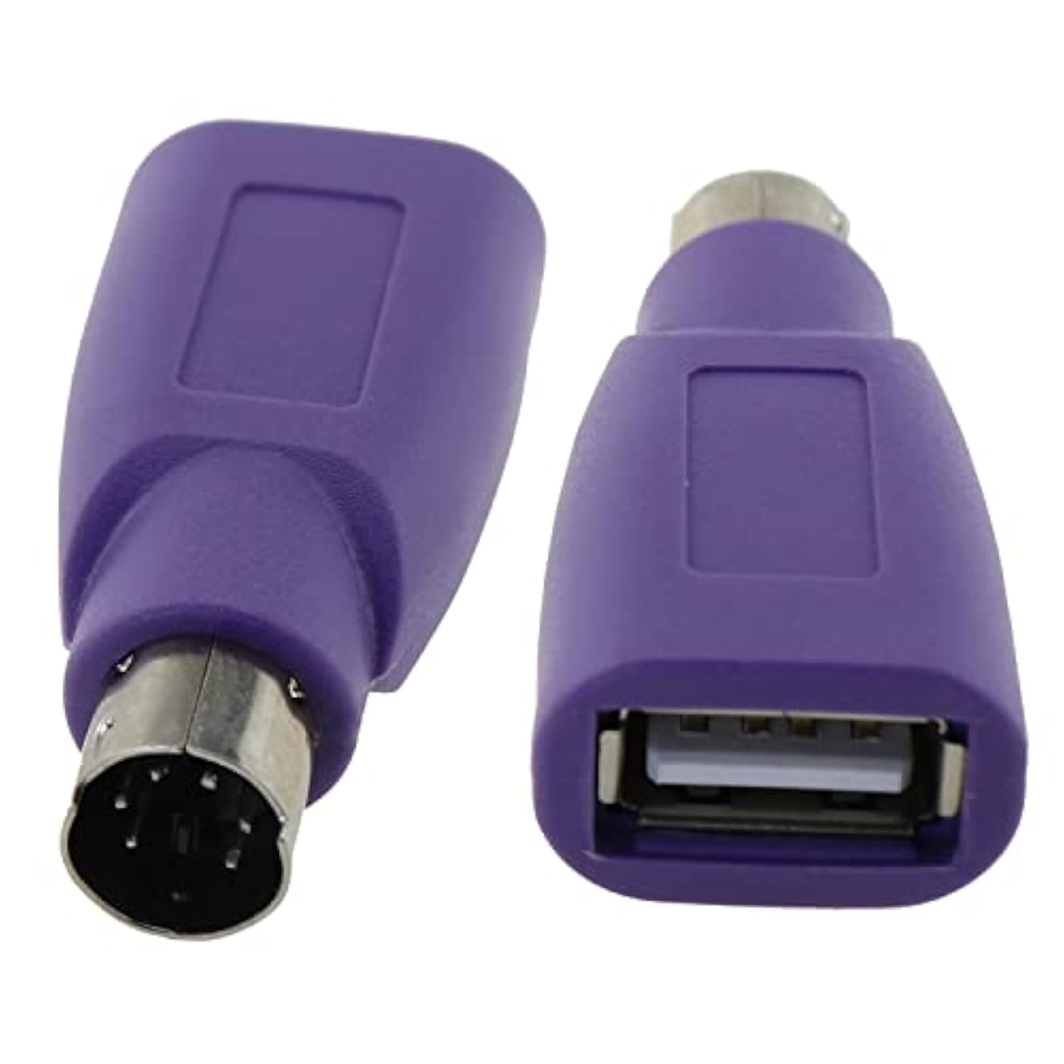 Usb To Ps2 Adapter, 2Pcs Usb Female To Ps/2 Male Converter Adapter For Mouse K