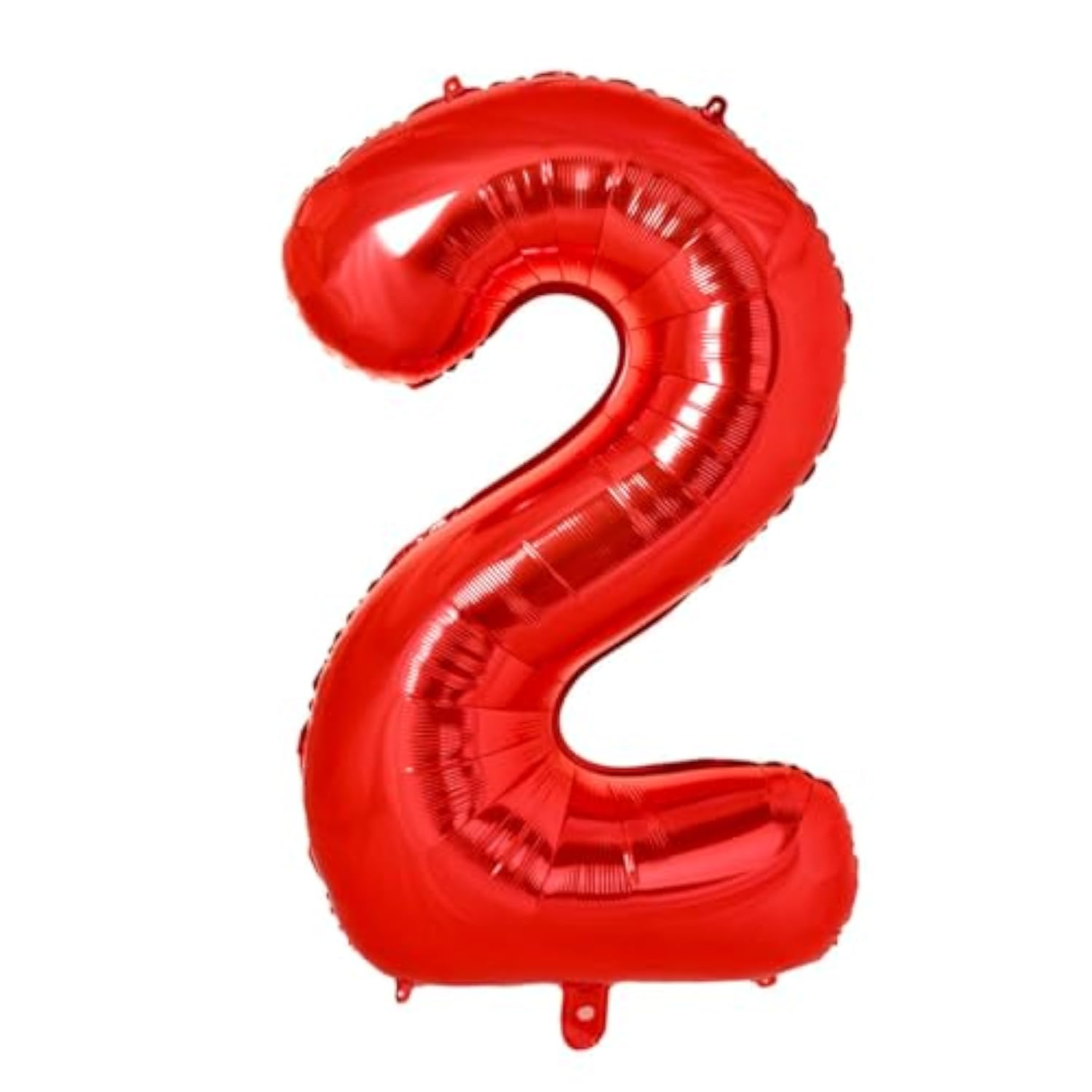 40-Inch Red Number 2 Balloon Large Foil for Birthday Anniversary Party Decor