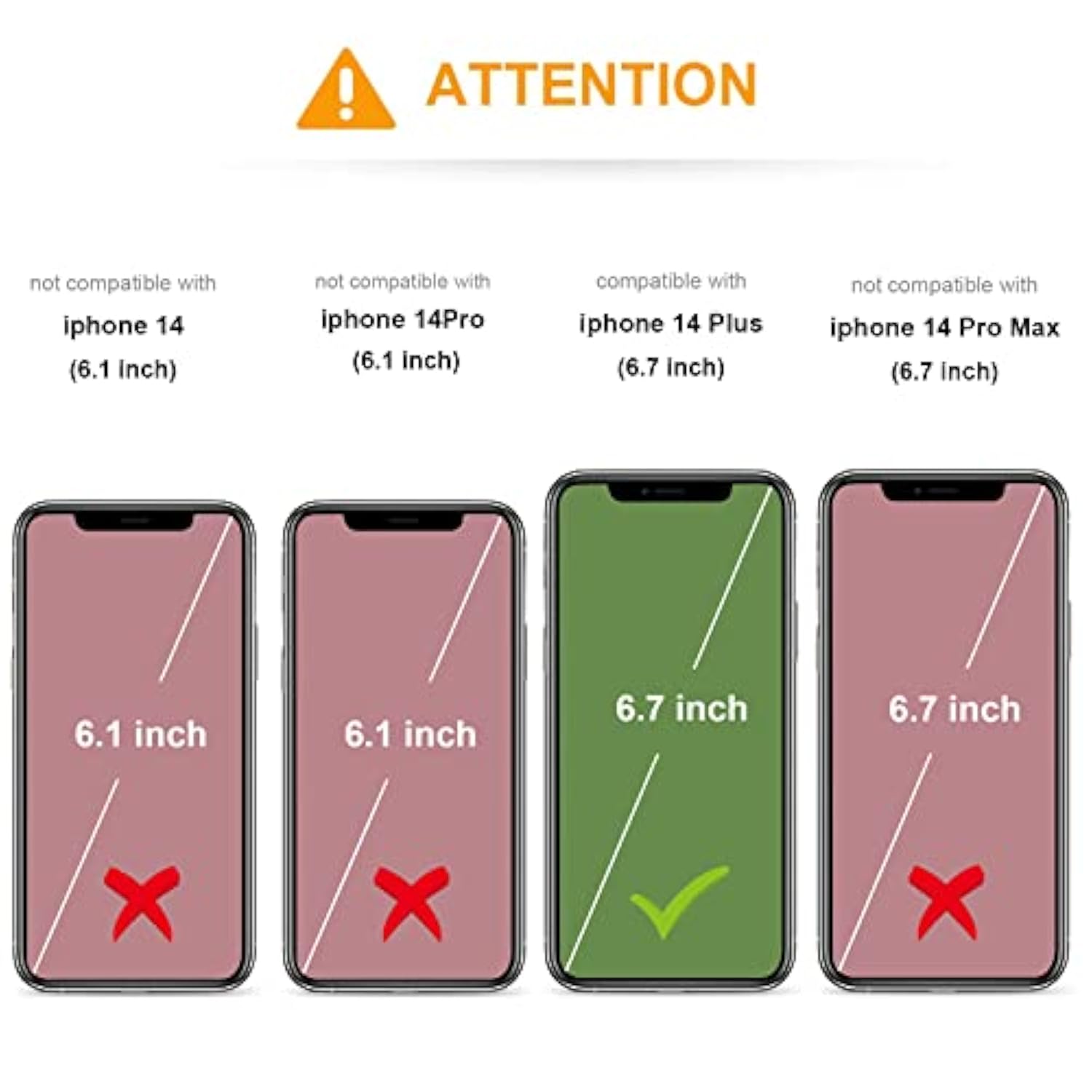 Compatible With Iphone 14 Plus Case Wallet With Credit Card Holder, Flip Premium Leather Magnetic Clasp Kickstand Heavy Duty Protective Cover For Iphone 14 Plus 6.7 Inch (Black)