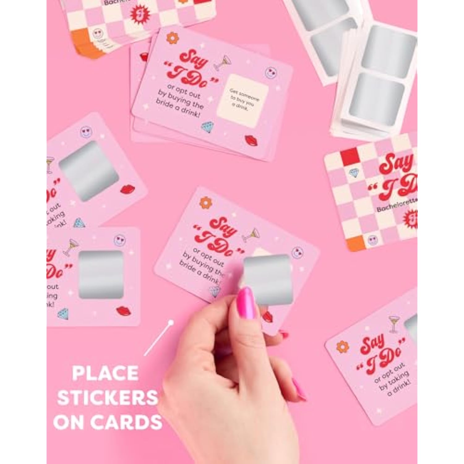 Bachelorette Scratch Off Card Game Gift - 25 Dares | Bachelorette Party Decorations, Bride To Be Gag Gift, Bridesmaid Favors, Bridal Shower Supplies, Dare Girls Night Out