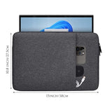 16.1 Inch Portable Monitor Case Sleeve Bag For 16" Veout Kyy Lepow Gtek Viewsonic Zscmalls 15.6" Usb-C Portable Display Monitors, 15"X10.8" Space Grey