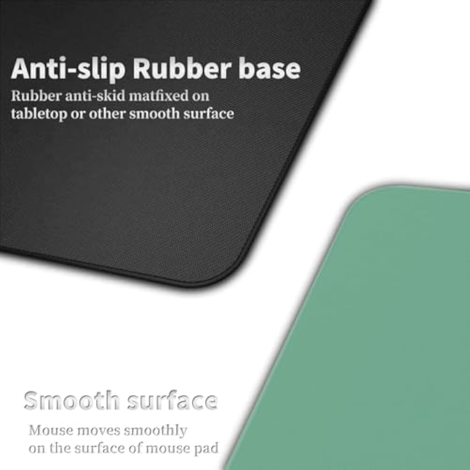 Large Gaming Mouse Pad Plus A Coasters + Cable Clips, Frog Green Extended Mousepad (31.5 X 11.8) With Stitched Edge, Foldable Computer Keyboard Desktop Mouse Mat For Home Office