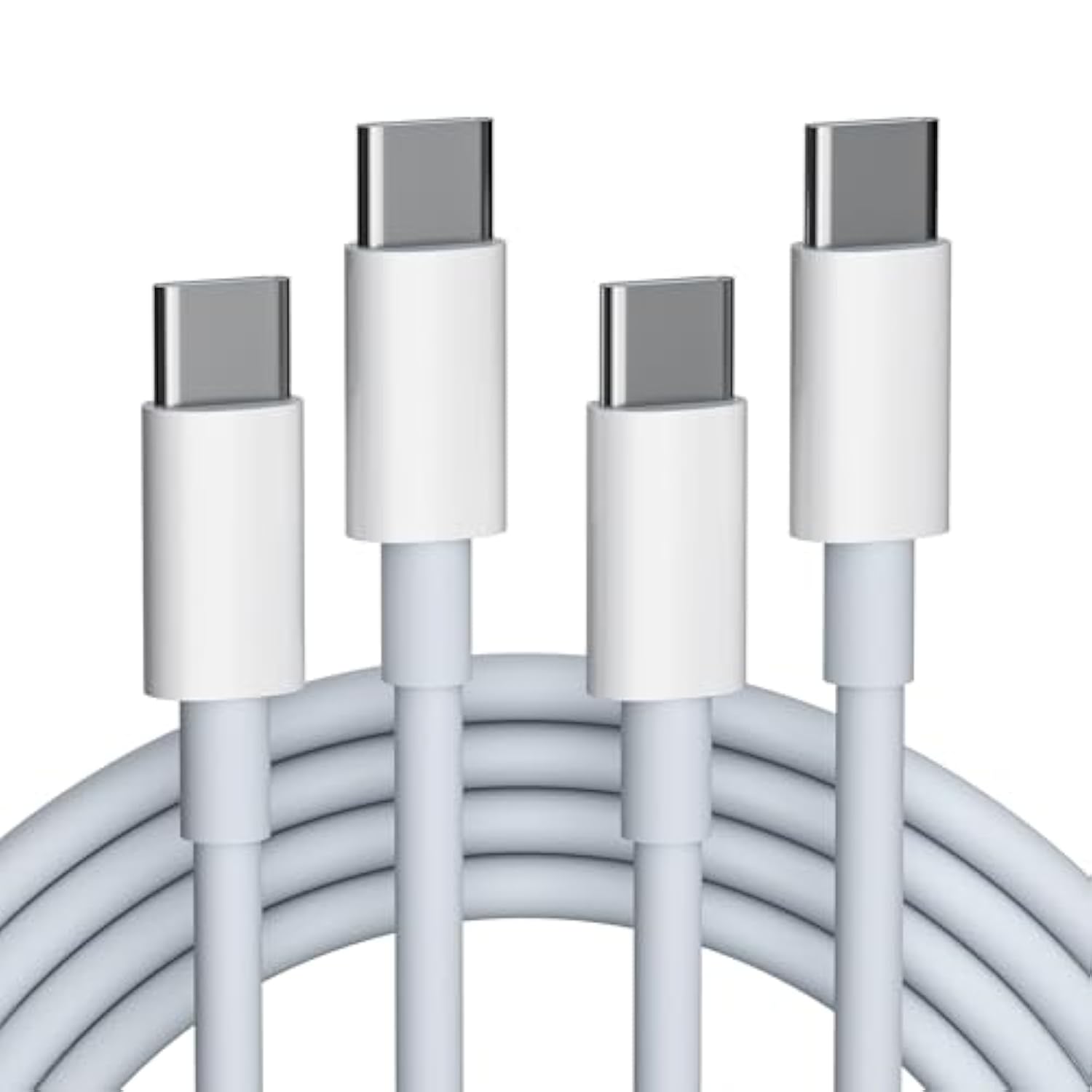 2 Pack Of High-Power For Apple 100W Usb-C To Usb-C Fast Charging Charging Cable 6.6Ft For Iphone 15/16 Pro/Plus/Pro Max,For Macbook Pro/Air- Durable Type C Charger Cord