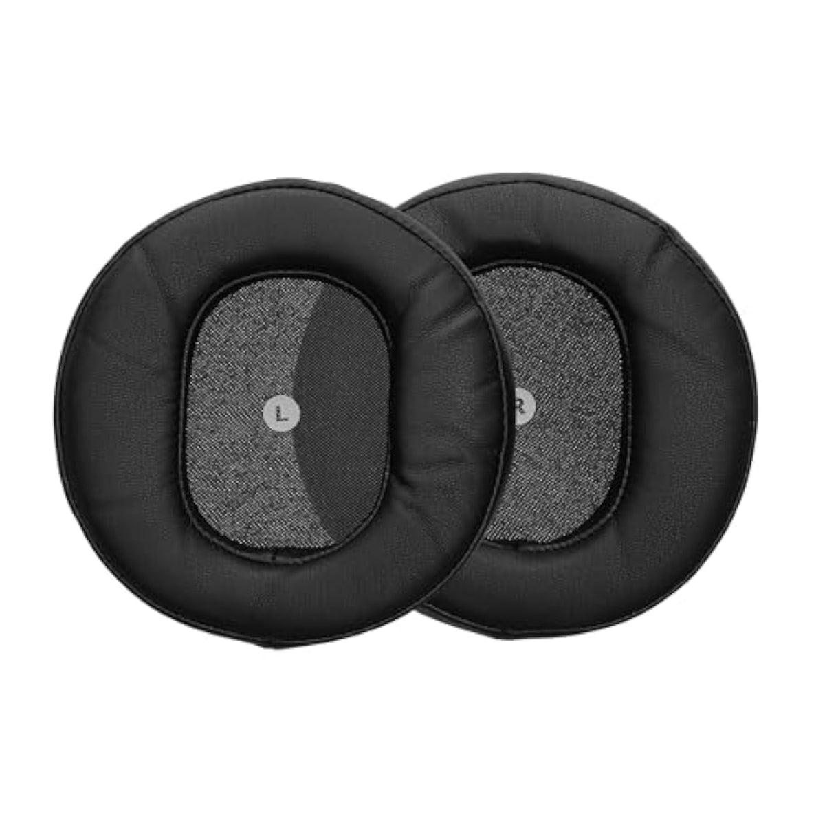 kwmobile Ear Pads Compatible with Audeze Maxwell Wireless Earpads - 2X Replacement for Headphones - Black