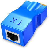 Hdmi Extender Adapter, Hdmi To Rj45 Ethernet Network Converter Over By Cat5-E/