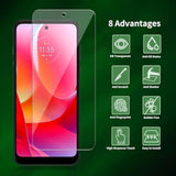 2 Pack For Motorola Moto G Power (2022) Screen Protector, Tempered-Glass, Micro-Curved Edges, Case Friendly, Bubble Free, Hd Clear, Easy Installation