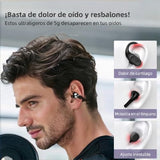 M100 Clip On Earbuds with Touchscreen Case , Wireless Open Ear Headphones for Glasses Small Ears,Bluetooth 6.0 , 50h Battery Life?Lightweight 4.1g,