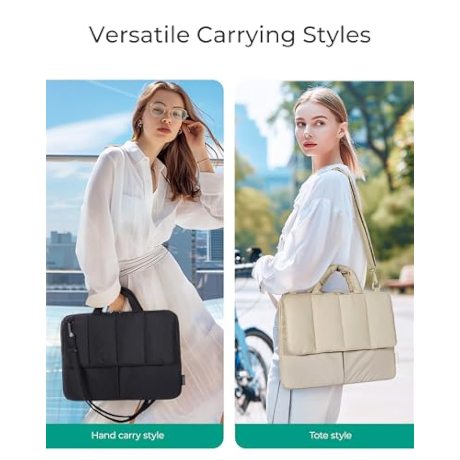 BAGSMART 15-16 Inch Laptop Case Sleeve, Padded Lightweight Laptop Bag with strap for MacBook Air/Pro, Shockproof Water Resistant Laptop Cover Compatible for 15.6 Macbook Dell HP Lenovo Asus, Pink