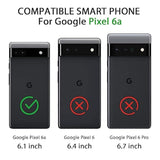 Case For Google Pixel 6A (Only), Stylish Silicone Slim Full-Body Protective Phone Cover Compatible With Google Pixel 6A Case Black