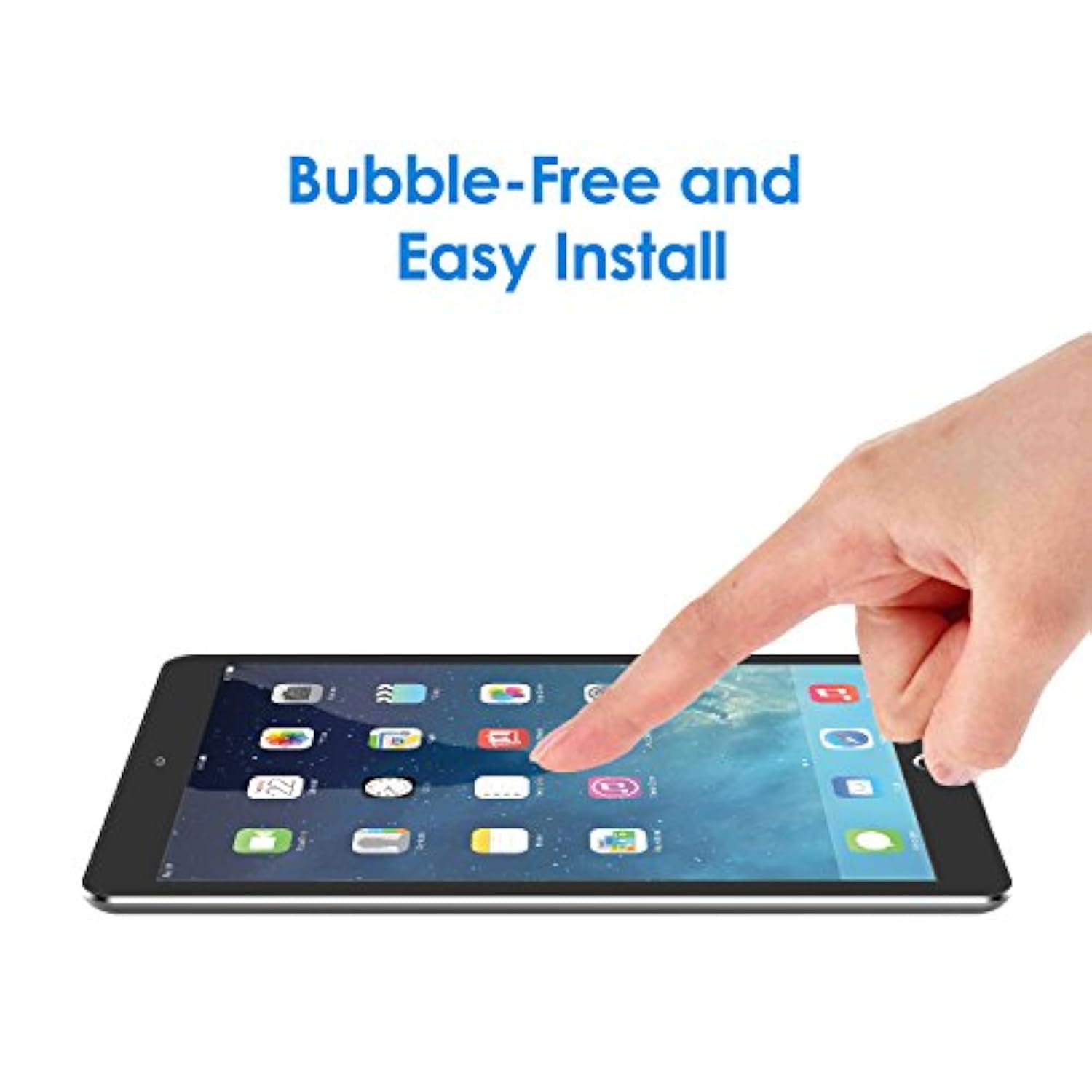 JETech Screen Protector for iPad (9.7-Inch, 2018/2017 Model, 6th/5th Generation), iPad Air 1, iPad Air 2, iPad Pro 9.7-Inch, Tempered Glass Film