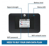 At&T Unite Express 4G Lte Mobile Hotspot, Ac797-100Nas, Aircard 797 Wi-Fi 5 Cellular Wireless Router, Lte Cat-13 Internet Speeds Up To 400Mbps, Perfect For Travel & Work, Bundle