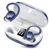 Ear Buds Wireless Earbuds Bluetooth Headphones With 128H Playtime Led Digital Display Charging Case, Over-Ear Hook With Mic, Stereo Sound, Ipx7 Waterproof Earphones For Workout/Running