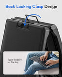 Ergonomic Foldable Keyboard, Split Portable Folding Bluetooth Keyboard For Business Travel, Ultra Slim Rechargeable Wireless Keyboards For Ios/Android/Windows Tablet Pc Smartphone