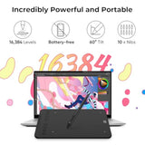 Xppen Updated Deco Mini7 V2 Drawing Tablet-16384 Levels Of Pressure Battery-Free Stylus, 7 X 4 Osu Drawing Pad, 8 Hotkeys For Digital Art, Teaching, Gaming Graphic Tablet For Chrome, Pc, Mac, Android