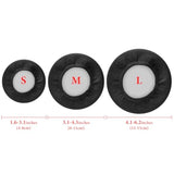 Geekria 2 Pairs Flex Fabric Headphones Ear Covers - Product Safety Certified - Washable & Stretchable Protectors for Over-Ear Headsets, Sweat Pads for Gym, Gaming (Size S/Pink)