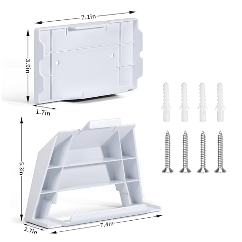 Router Wall Mount For Starlink Gen 3,All In One V3 Mesh Router And Power Supply Mounting Kit,For Starlink V3&Gen3 Hp Standard Router