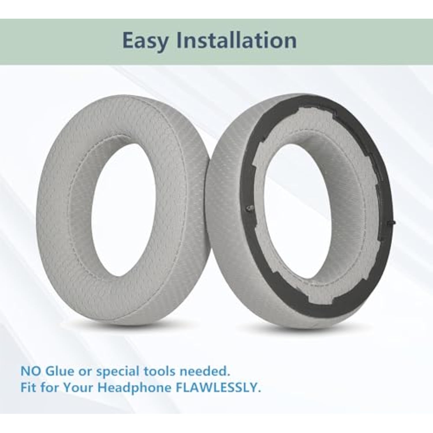 Breathable Earpads Replacement Compatible With Focal Bathys High Fidelity Bluetooth Noise Cancelling Headphone Ear Pads Cushion(Breathable Fabric/High Density Foam)