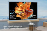 [Ai Auto Focus/Auto Lens Cap] Outdoor-Projector-4K With Wifi 6 And Bluetooth: 1500 Ansi Portable Projector With Auto 6D Keystone & Zoom, Native 1080P Movie Proyector 2026 Upgraded
