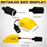 Adapter For Dewalt 20V To 12V,Battery Adapter For Dewalt 20V, 20V To 12V Step Down Converter With Cigarette Lighter Connector,Buck Adapter For Car Power Tools, Car Refrigerator