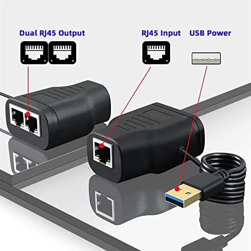 100Mbps Utp Stp Rj45 8P8C Plug To Dual Rj45 Hub Splitter Network Ethernet Switcher Adapter