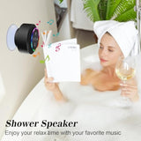 Bluetooth Shower Speaker, Portable Bluetooth Wireless Waterproof Speaker For Pool, Floating Ip67 Led Light Bathroom Speaker With Suction Cup For Camping Beach, Valentines Electronic Gifts