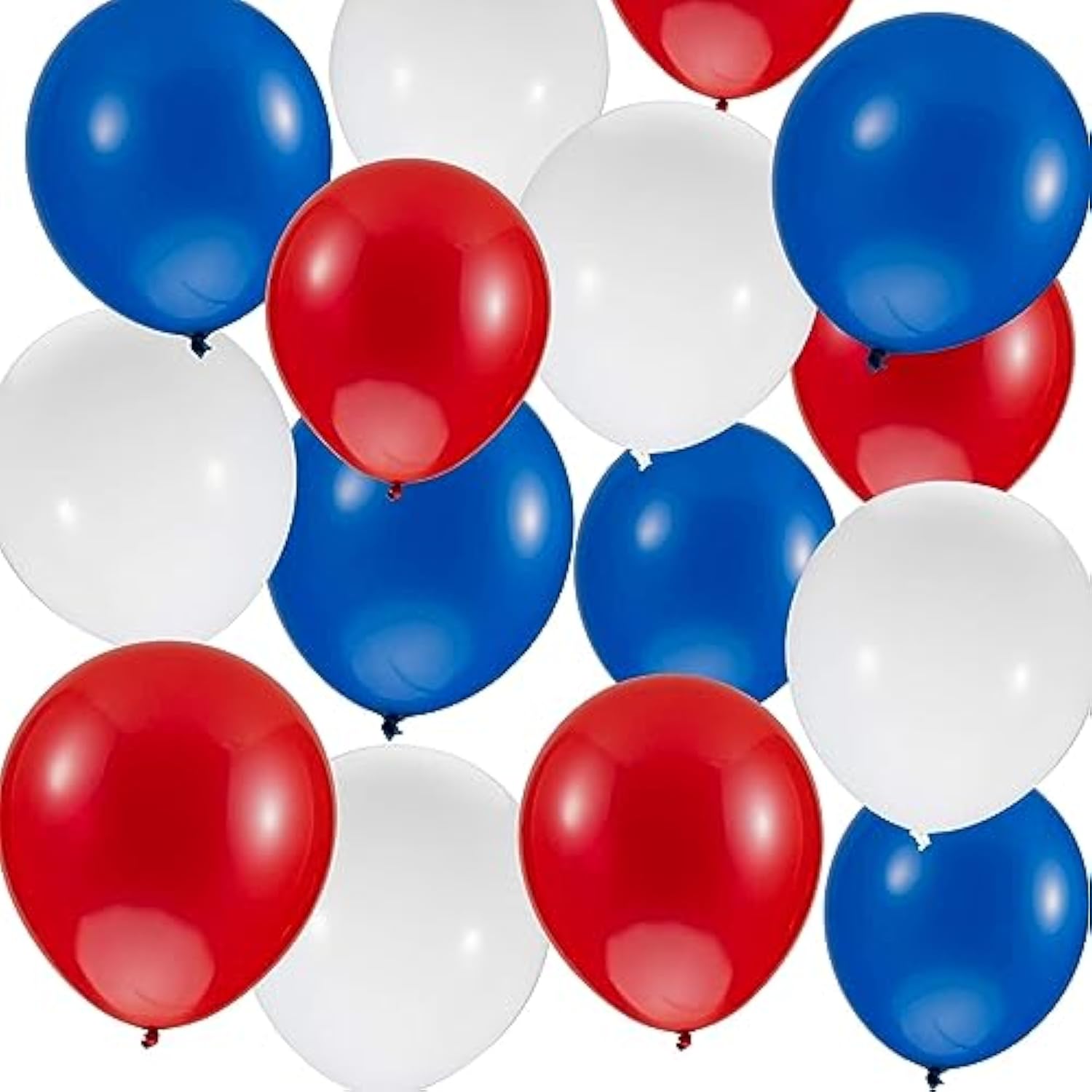 30Pcs Red White And Blue Balloons - 4Th Of July Decorations Independence Day Patriotic Anniversary Globos Para Decoracion De Fiestas Balloons For Birthday Party Ballons Decoration 12 Inch