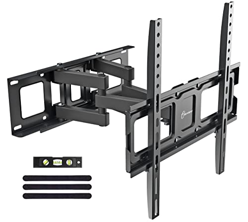 Dual Articulating Arms TV Wall Mount Bracket fits to Most 26-70 inch LED,LCD,OLED Flat Panel TVs, Tilt Full Motion Swivel 14.1" Extension, Max VESA