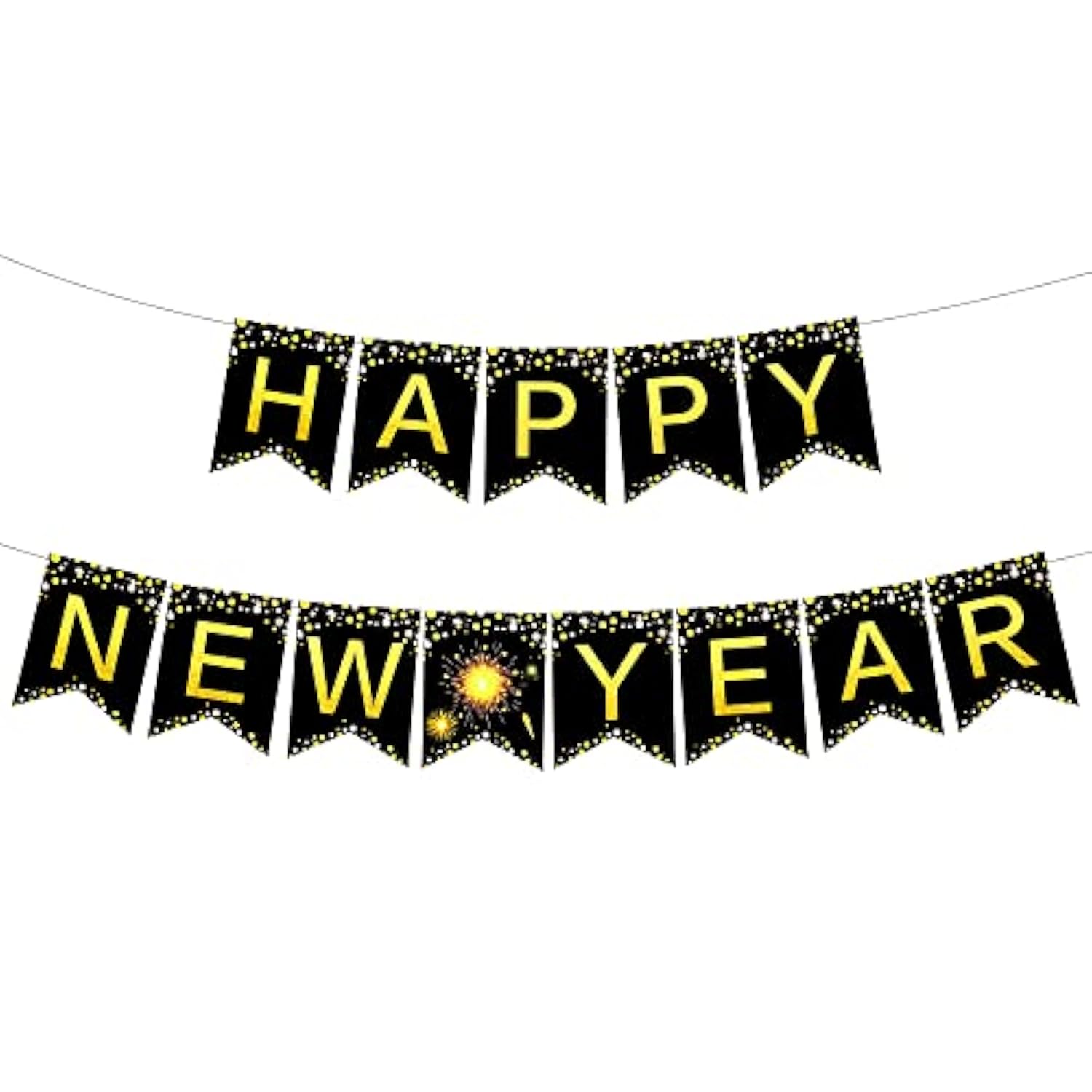 10 Ft 2026 Happy New Year Banner for Party and New Year Decorations
