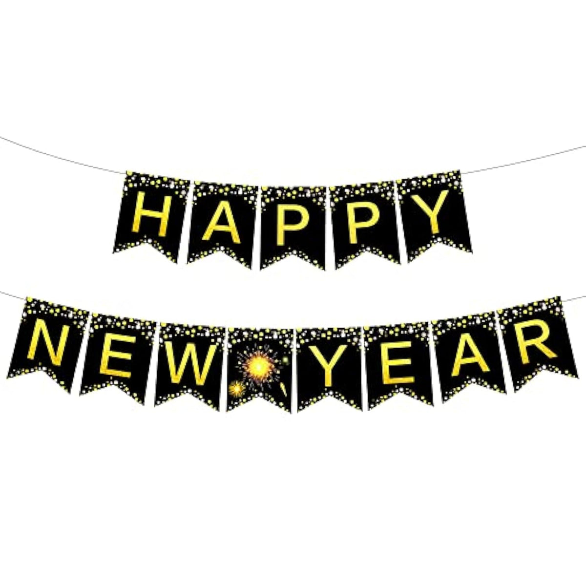 10 Ft 2026 Happy New Year Banner for Party and New Year Decorations