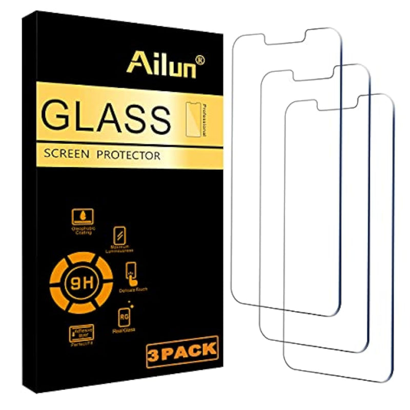 Screen Protector For Iphone 16E / Iphone 14 / Iphone 13 / Iphone 13 Pro [6.1 Inch] Display 3 Pack Tempered Glass, Case Friendly [Not For Iphone 16 6.1 Inch]