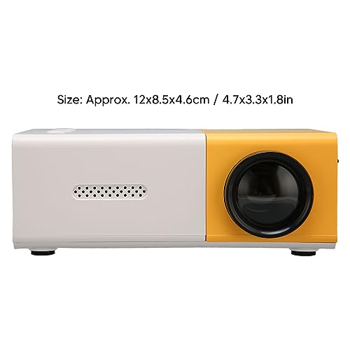 Portable Hd 1080P Mini Projector For Movies And Gaming, Compact And Lightweight, Usb And Connectivity, Ideal For Travel, Camping, And Home Entertainment