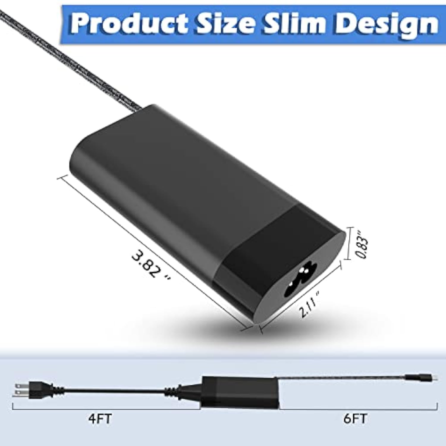 65W Slim Usb C Ac Charger Fit For Hp Spectre X360 Hp Elitebook 840 X360 Hp Pro