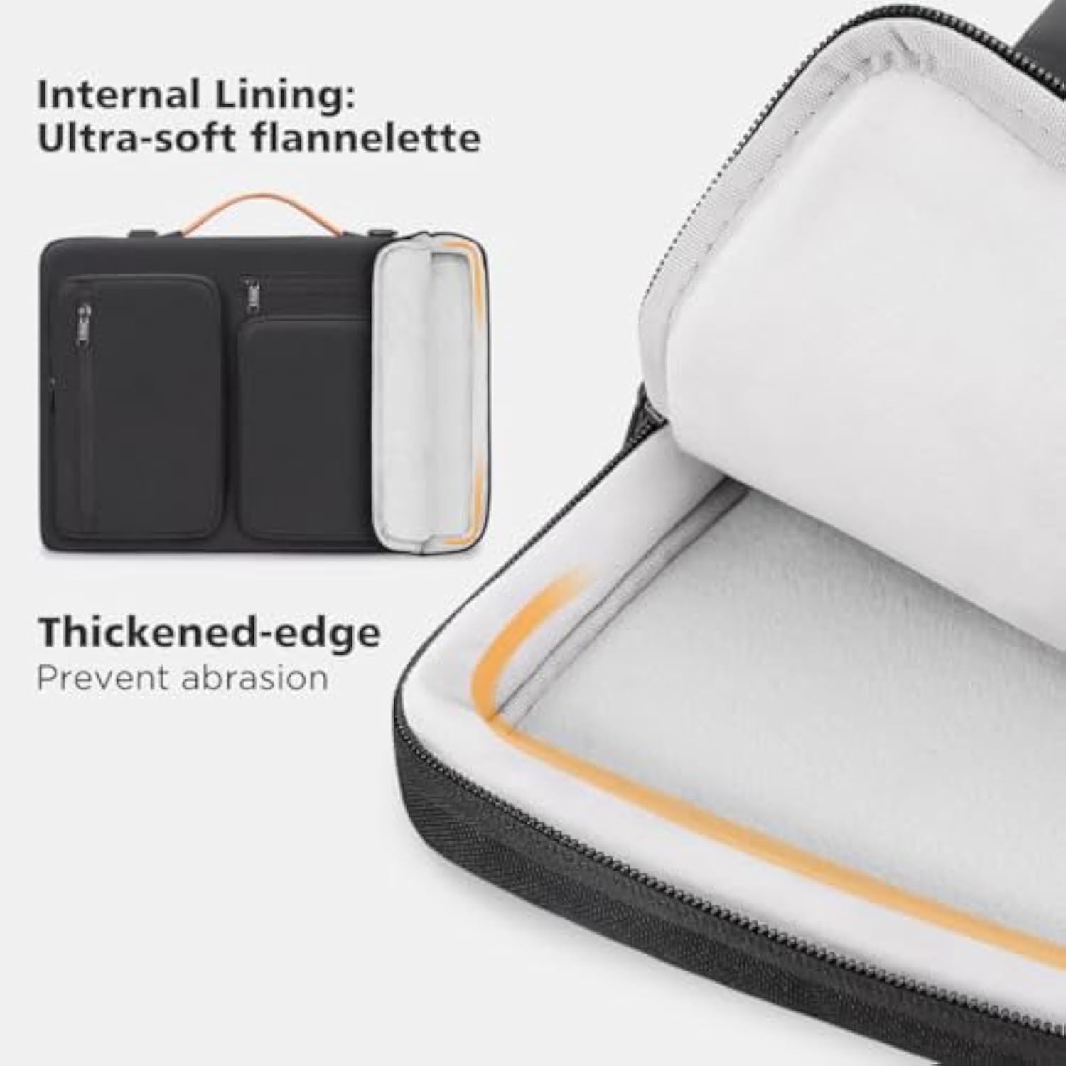 Laptop Bag Case 17 Inch Computer Shoulder Sleeve For 17.3" Lenovo Legion 5/5I /Ideapad L340 /Hp Gaming Pavilion 17/Dell G7 17/Envy Laptop 17/Lg Gram 17/17.3" Msi 17/Acer/Asus,Black
