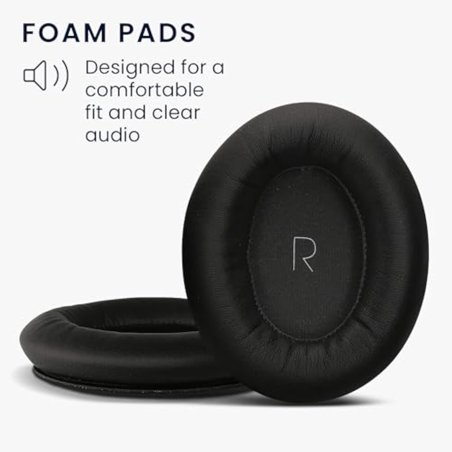 kwmobile Ear Pads Compatible with JBL Tour One Earpads - 2X Replacement for Headphones - Black