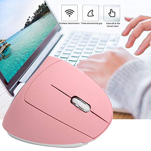 Ergonomic Vertical Mouse, 2.4G Optical Game Mouse, Rgb Backlight, Adjustable 4-Level 2400Dpi, 6 For Pc/Laptop Desktop()