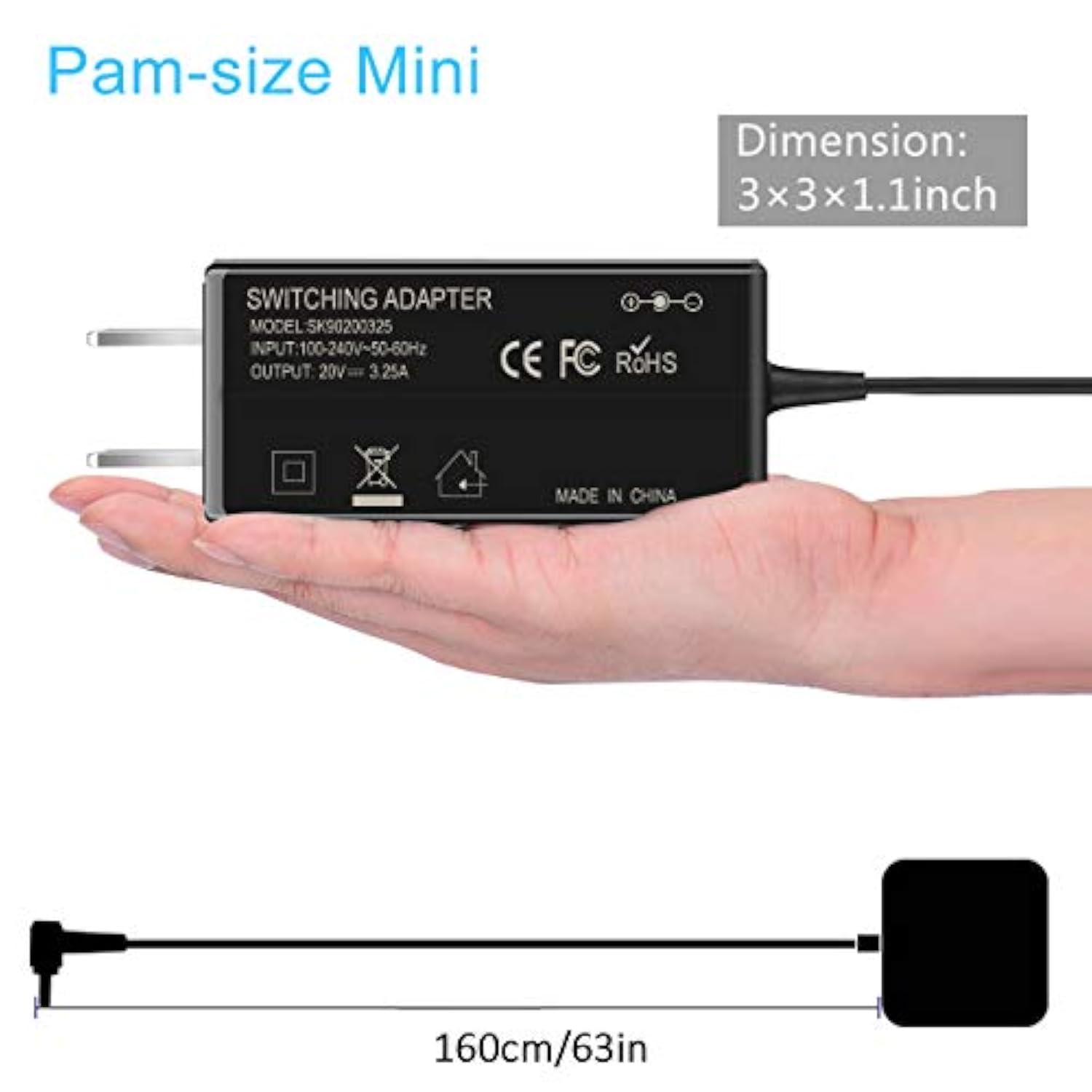 Ac Adapter-Charger For Lenovo Ideapad S145 S340 S540 S150 1 3 5 Flex 14 15 Wl