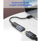 Hdmi Coupler Female To Female 2 Pack, 4K Hdr Hdmi Extension Connector Adapter