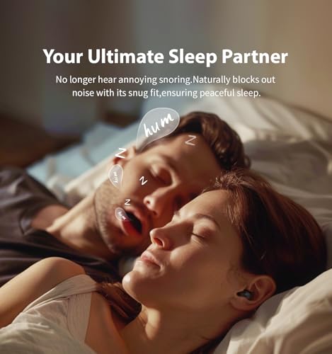 Invisible Sleep Headphones, Sleep Earbuds for Side Sleepers, Small Comfortable Noise Blocking Sleep Earphones,Bluetooth 5.3 Wireless Earbuds, in-Ear