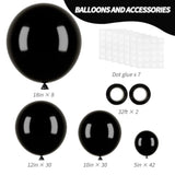 110Pcs Ruby Red Balloons Different Sizes 18 12 10 5 Inches For Garland