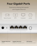 Dual Band Be3600 Wi-Fi 7 Router Wr3600E 4 Gigabit Ports, 2.0 Ghz Quad Core, 4 Antennas Vpn Clients & Server, App, Cloud Control
