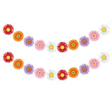 Spring Flowers Banner Easter Spring Party Decorations Paper Flowers For Baby Shower Classroom Nursery Room Photo Backdrop Wedding Shower Birthday Party Decorations