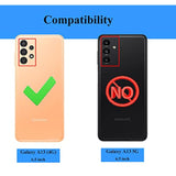 For Galaxy A13 4G Case, Samsung A13 4G Case With Hd Screen Protector, Military-Grade Ring Holder Kickstand Car Mount 15Ft Drop Tested Shockproof Cover Phone Case For Samsung Galaxy A13 4G, Black