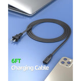 6Ft Charger-Cord Replacement For Jbl Partybox 110 310 Onn Speaker 100008736 Charger - 100 300 200 710 1000 Power-Cord On-The-Go Speaker Charging Cable 2 Prong