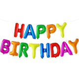 , Rainbow Happy Birthday Balloons Letters - 16 Inch | Happy Birthday Sign, Rainbow Birthday Party Decorations | Happy Birthday Foil Balloons | Rainbow Balloons Happy Birthday Banner